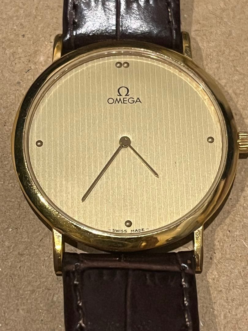 宝*斎様 OMEGA ゴールドウォッチ スイス製　デビル　デヴィル