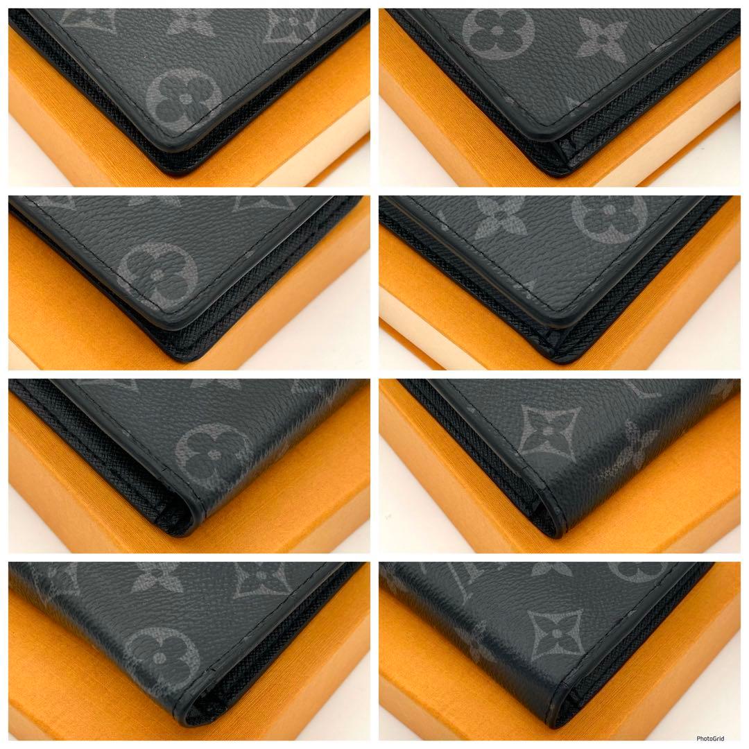 ルイヴィトン モノグラム エクリプス ポルトフォイユ ブラザ ブラック