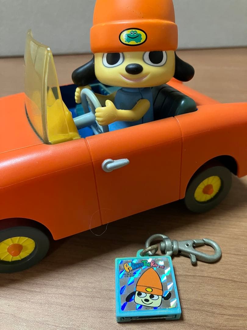 パラッパラッパー☆レッツドライブ☆タカラ フィギュア　動きます