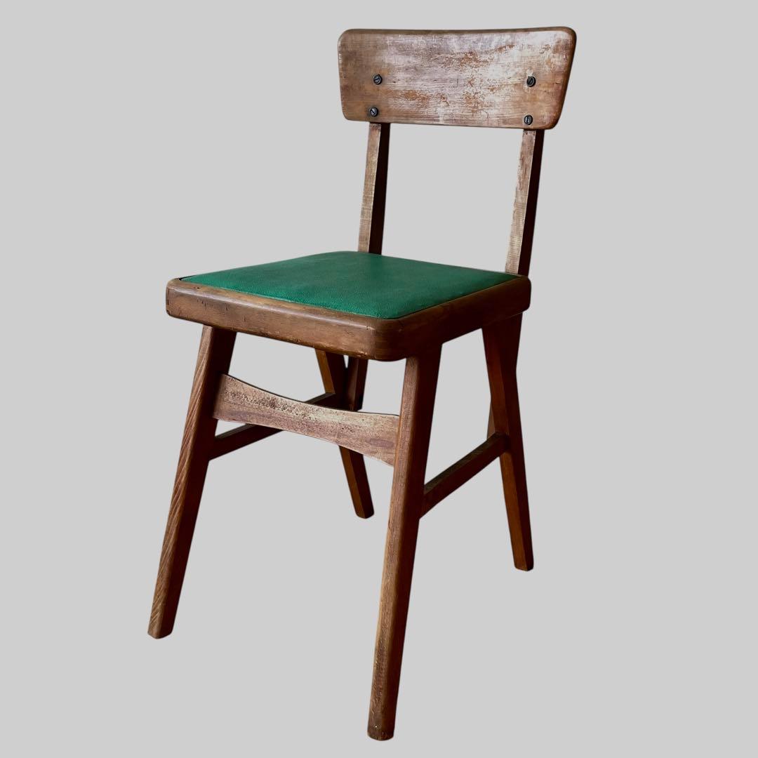 【希少】オールドマルニ ダイニングチェア 木製 椅子 ビンテージ 古道具