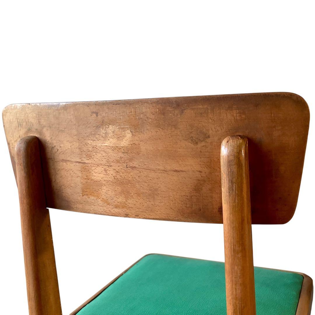 【希少】オールドマルニ ダイニングチェア 木製 椅子 ビンテージ 古道具