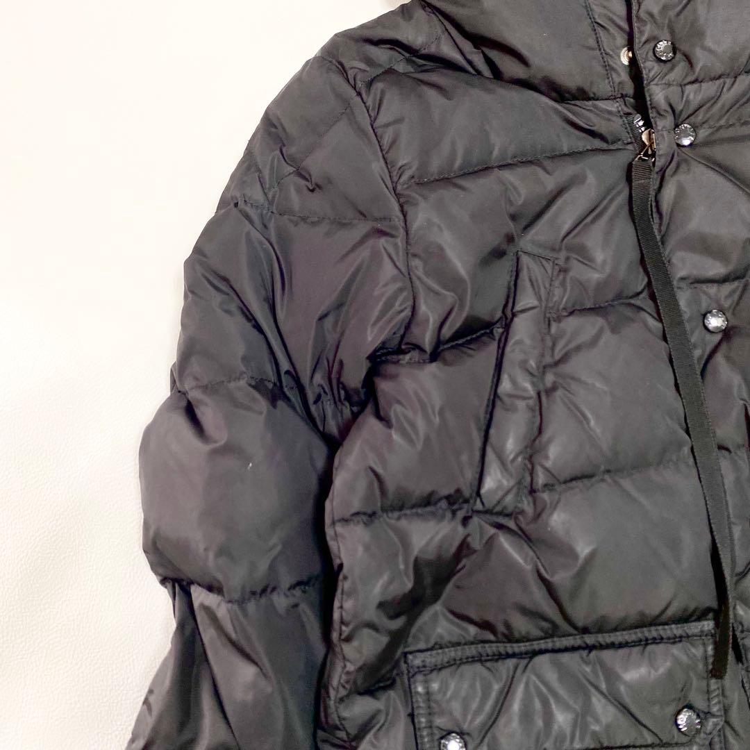 モンクレール　SERRE ダウンジャケット　フリル　フード付き　ドローコード