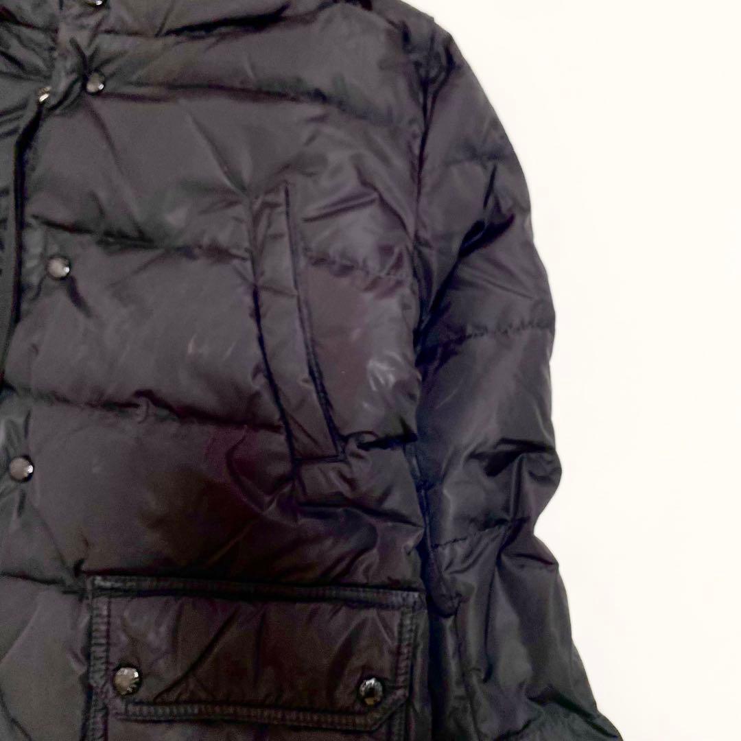 モンクレール　SERRE ダウンジャケット　フリル　フード付き　ドローコード