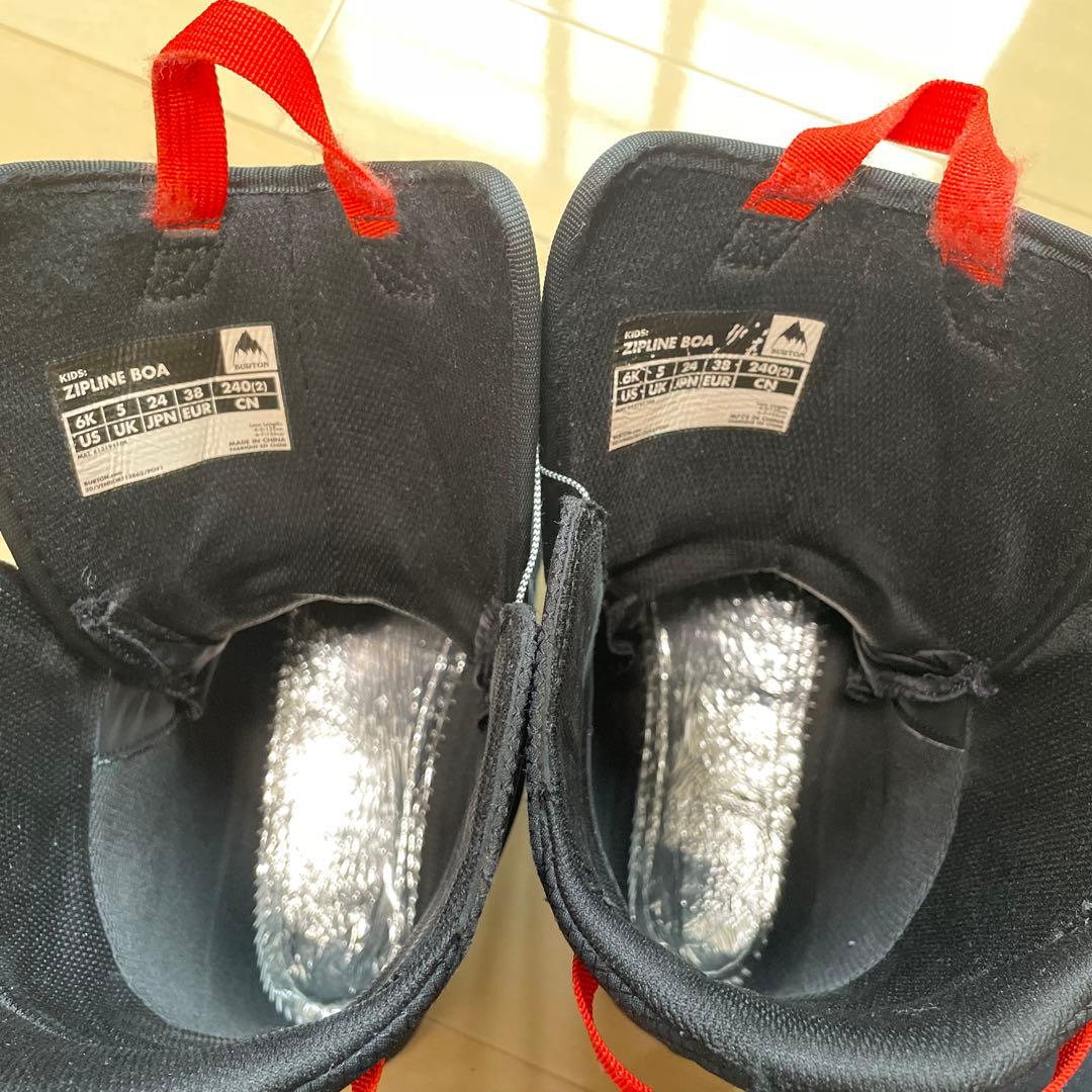 バートン　スノーボードブーツ ブラック サイズ6K 24.0センチ