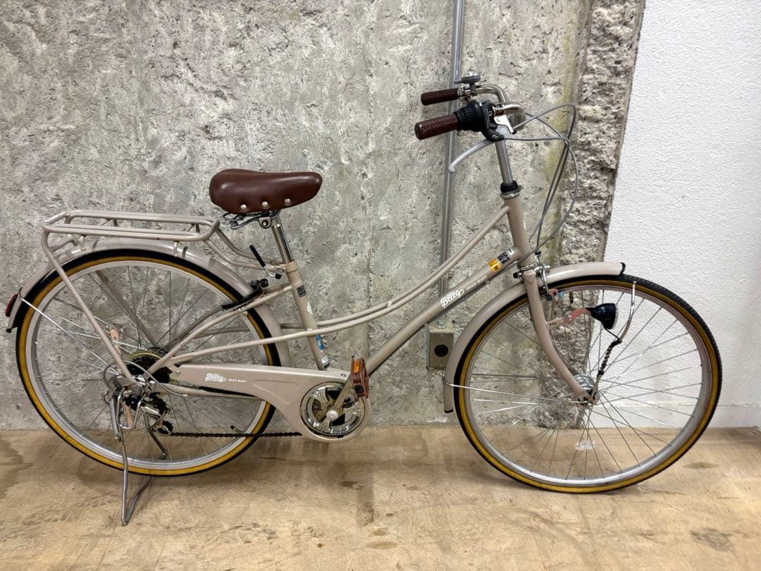✨ おしゃれシティサイクル 26インチ 外装6段 Beleg ベージュ