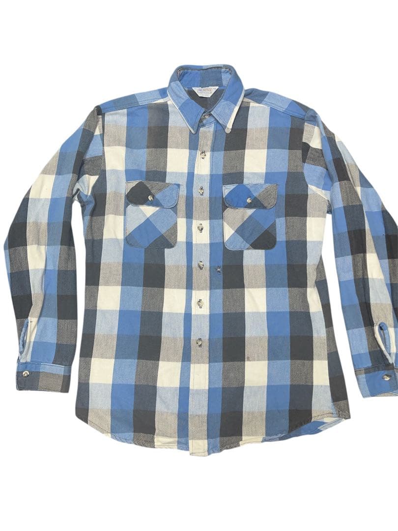 90s FIVE BROTHER ネルシャツ