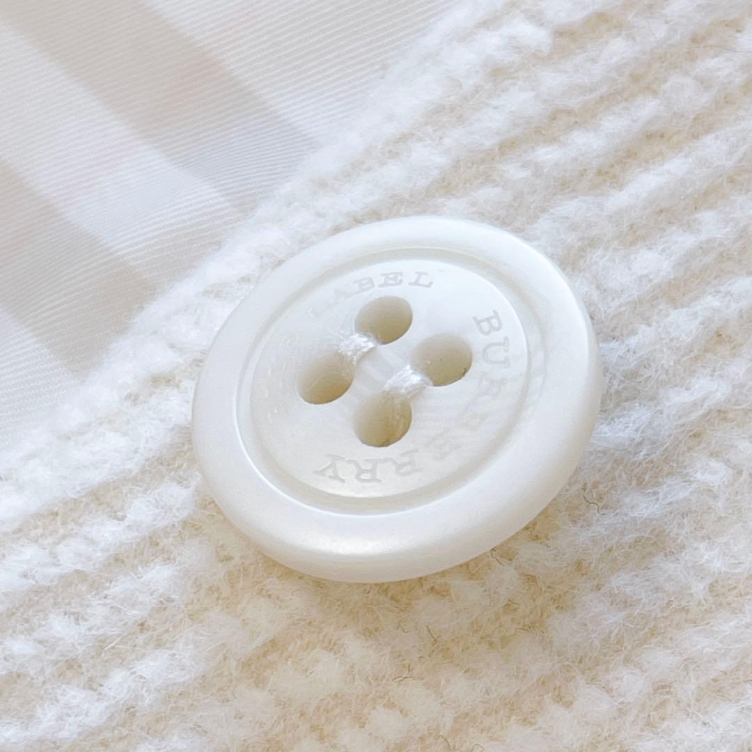 美品★バーバリーブルーレーベル アンゴラ　フーデットダッフルコート40 ファー