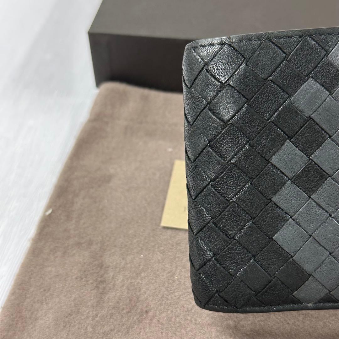 新品同様‼️ 希少　ボッテガヴェネタ　財布　折り財布　イントレチャート　バイカラー