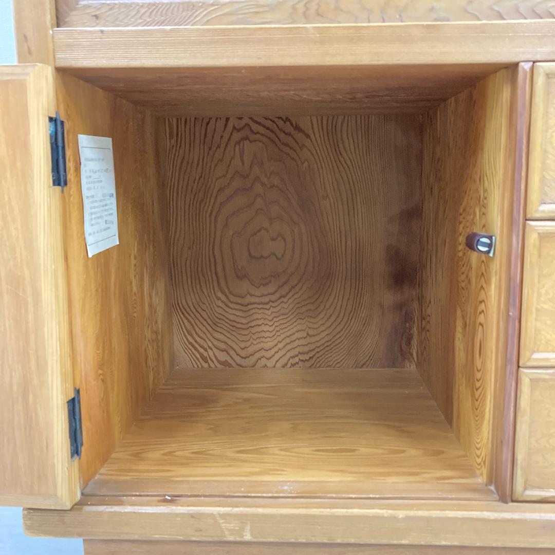 屋久杉　飾り棚　茶棚　茶箪笥　水屋　キャビネット 漆塗り　民芸　古民家