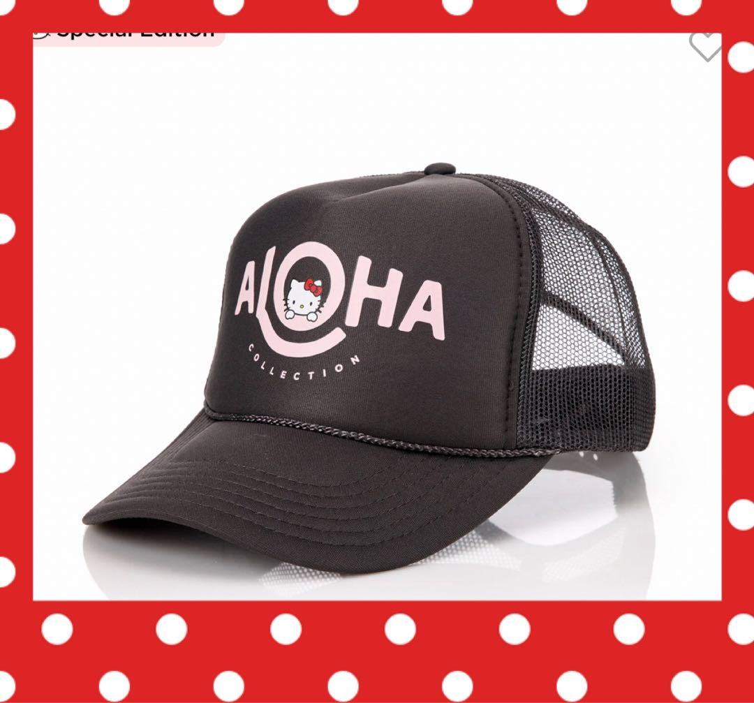 アロハコレクション ポーチ ハローキティ　キャップ　ハワイ　キティ