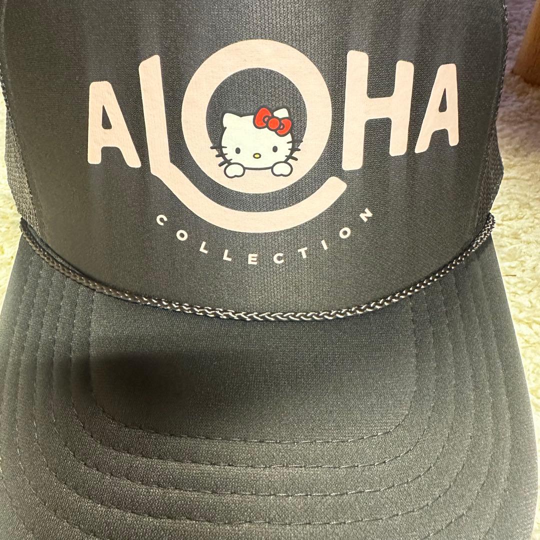 アロハコレクション ポーチ ハローキティ　キャップ　ハワイ　キティ