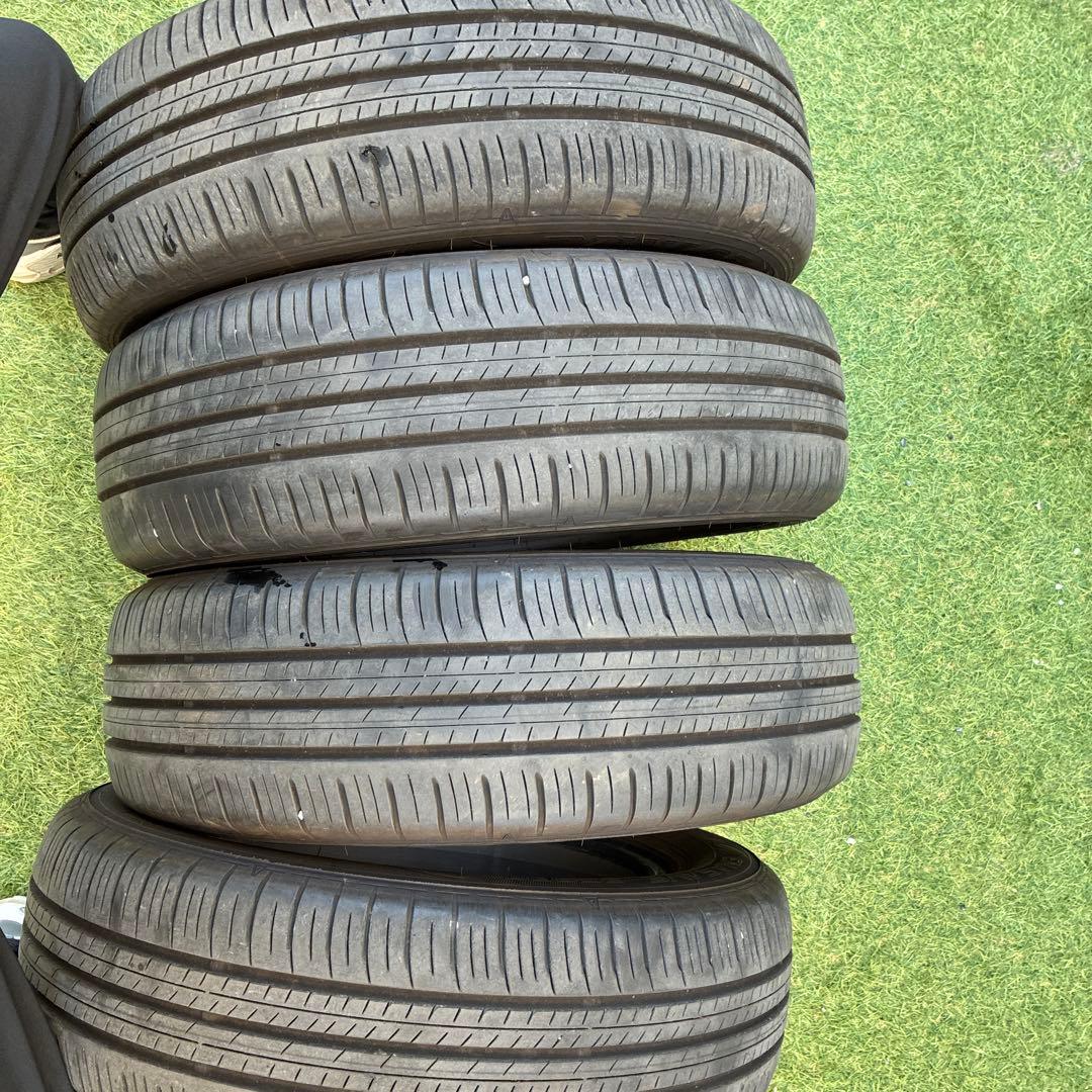 新車外しDUNLOP エナセーブ EC300+ 15インチタイヤ 4本セット