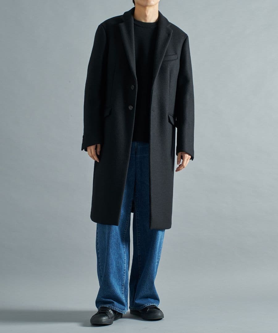 新品 STUDIOUS カシミヤウール チェスターコート サイズ2