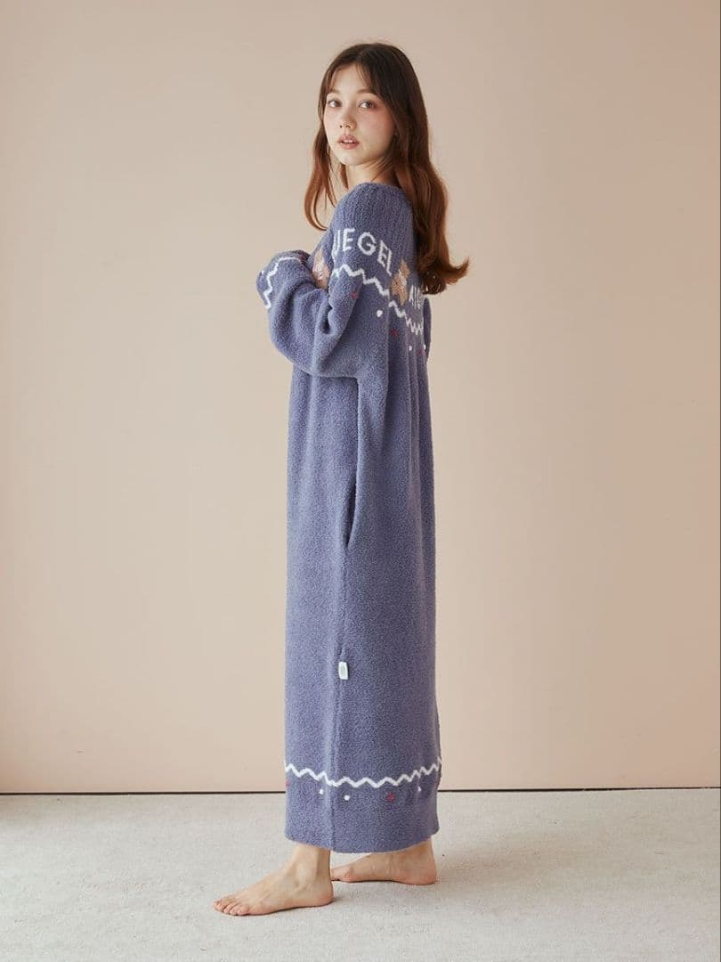 正規品♡新品 ジェラートピケ ノルディックワンピース ネイビー