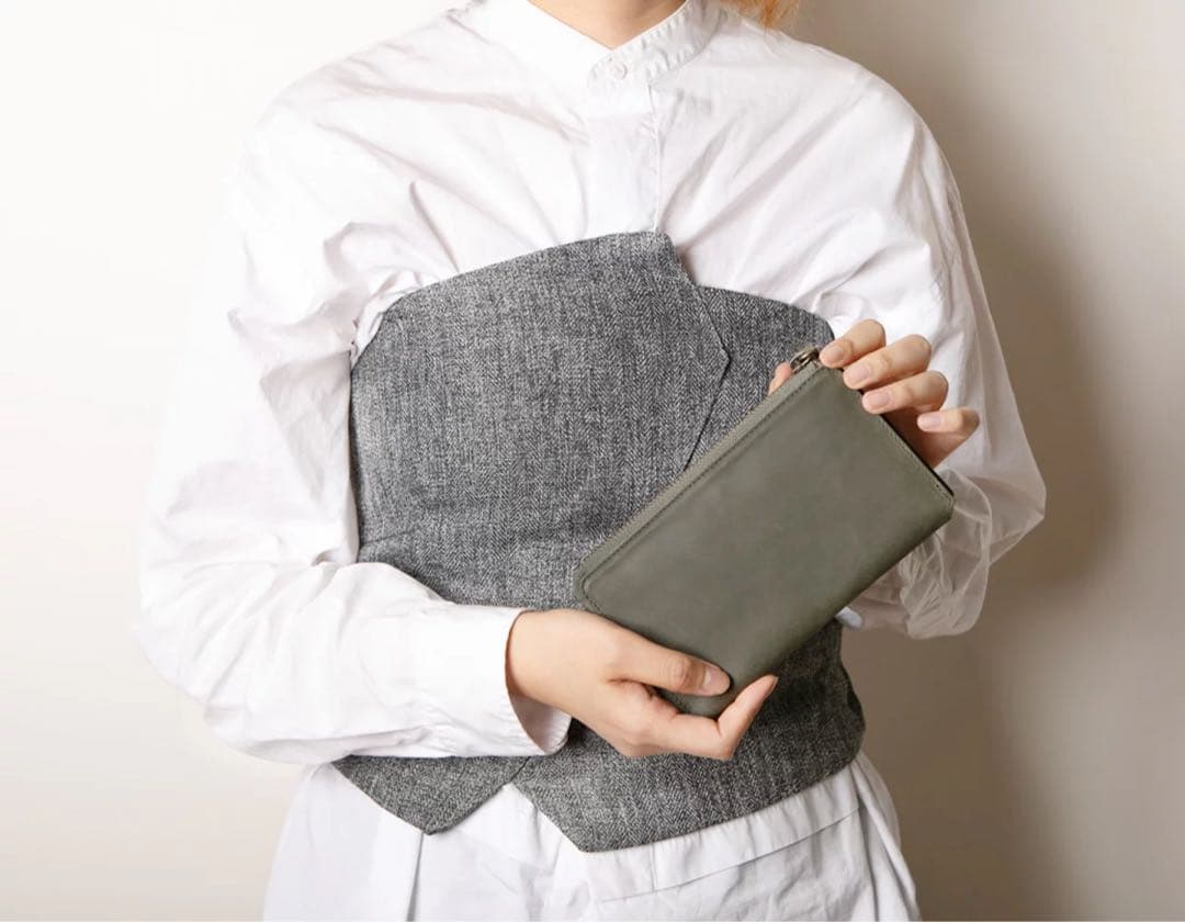 TIDY 2.0 nuance オリーブ 長財布