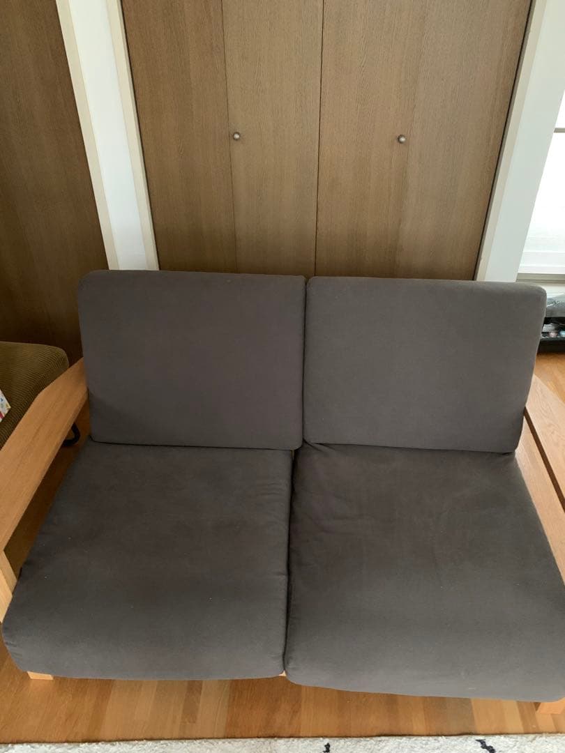 無印良品　ウレタンポケットコイル2シーター