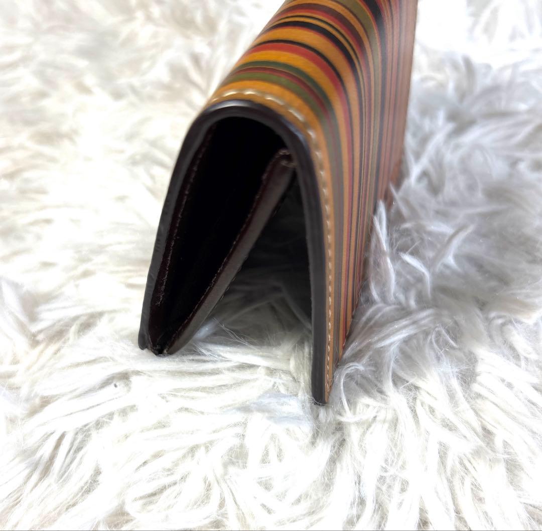 ポールスミス　PaulSmith マルチストライプ　小銭入れ　財布　美品　ミニ