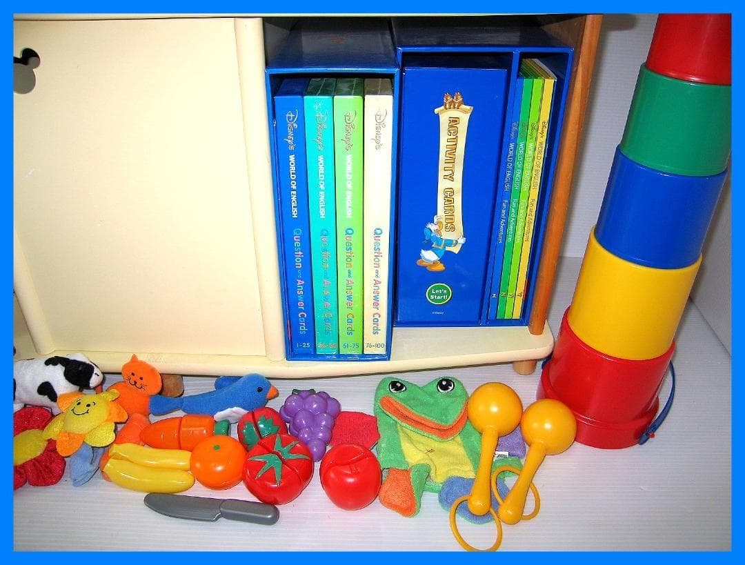 専用出品2018【未使用に近いセット】新子役 最上セット ディズニー英語 dwe