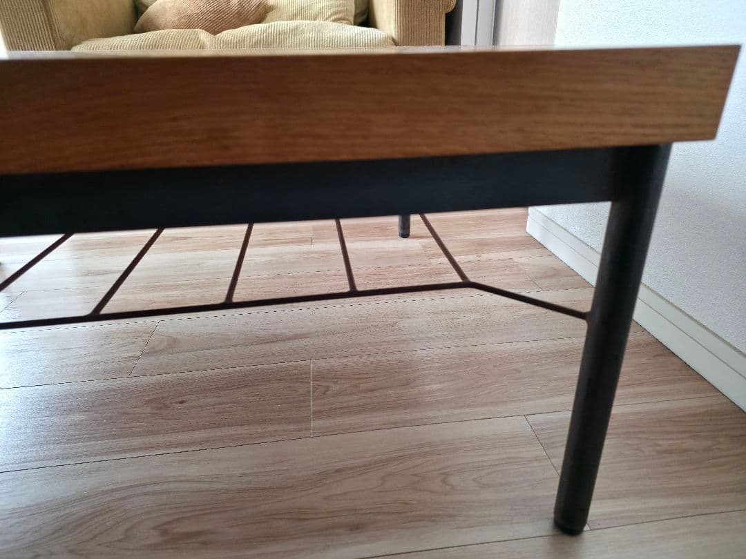 センターテーブル・ローテーブル TRUCK FURNITURE OAK IRON-LEG LOW TABLE