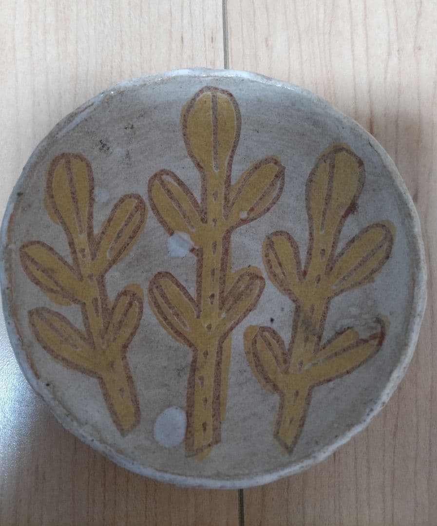 鹿児島睦　小皿　ハンドワーク　３枚セット　おまけつき