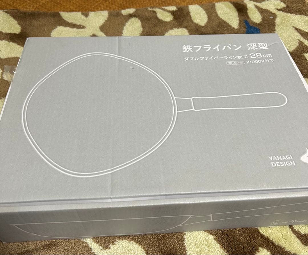 柳宗理　鉄フライパン　深型　28