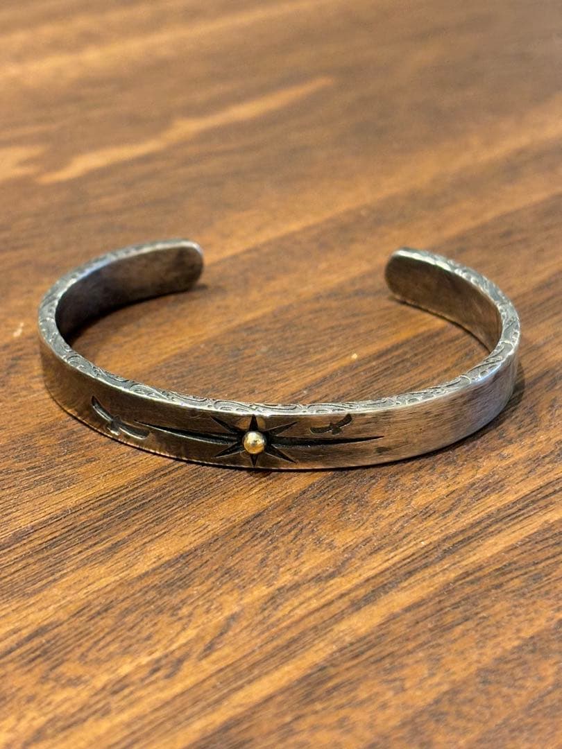 ヴィンテージ　シルバーバングル　サンイーグル　シルバー925