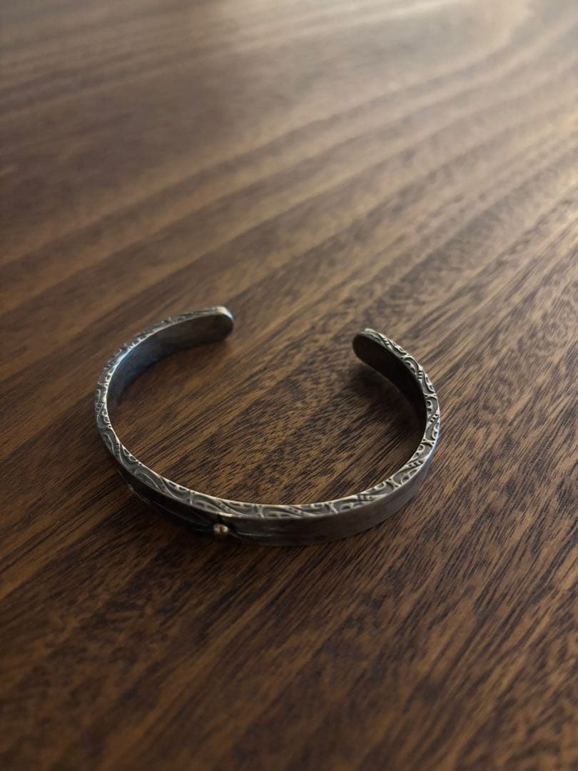 ヴィンテージ　シルバーバングル　サンイーグル　シルバー925