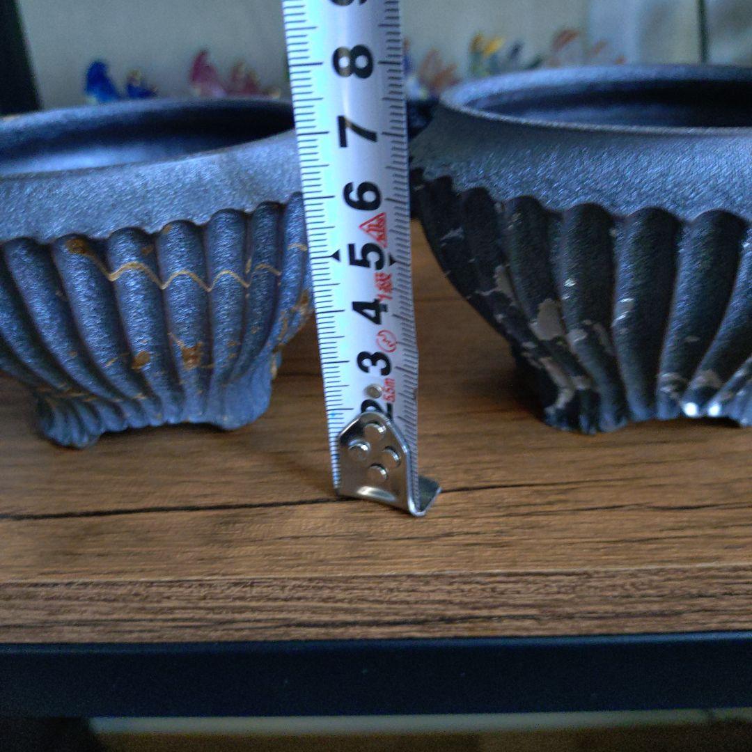 【新品未使用】作家鉢 ゴールド釉 シルバー釉 2個セット