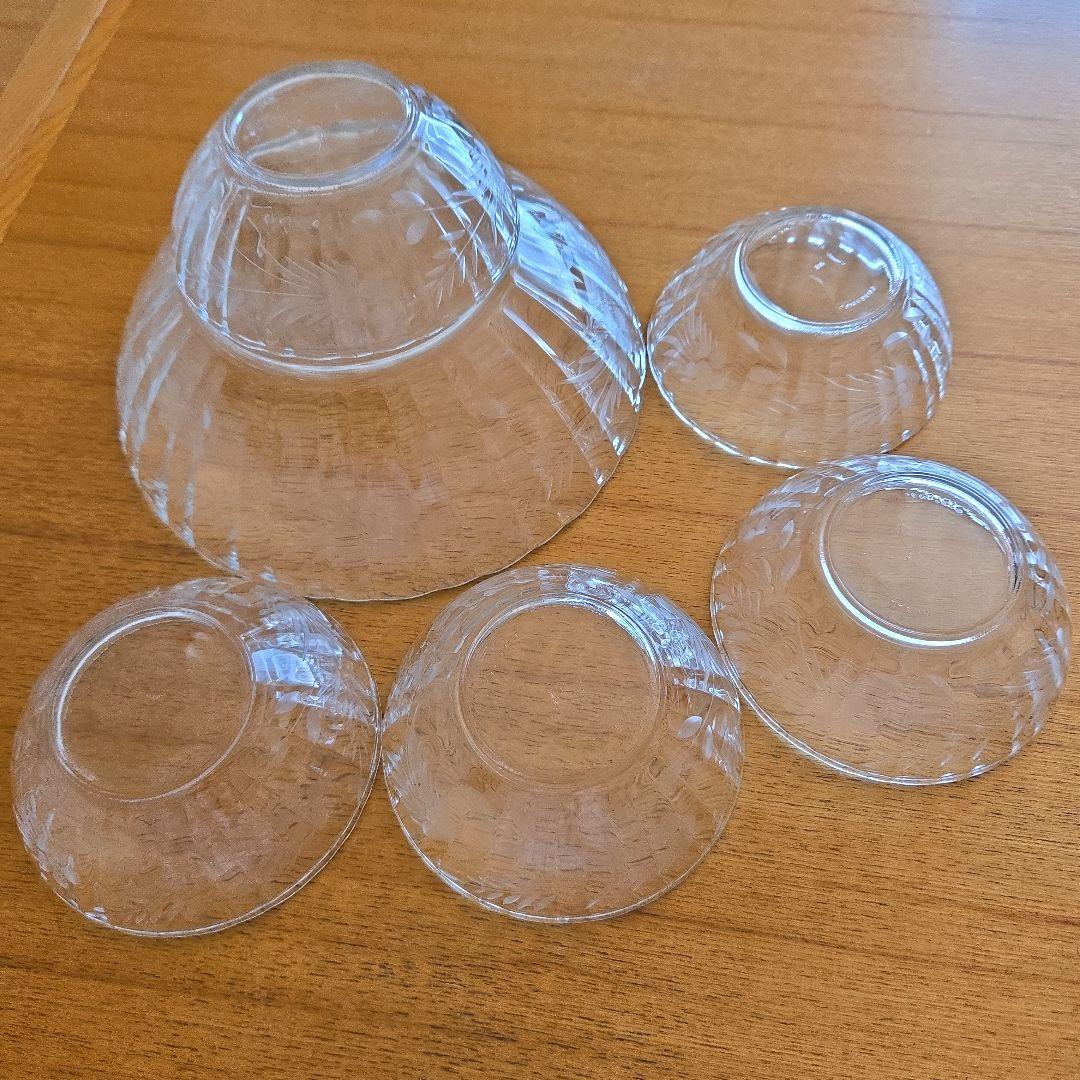 【Crisal Portugal】アンティークガラスセット