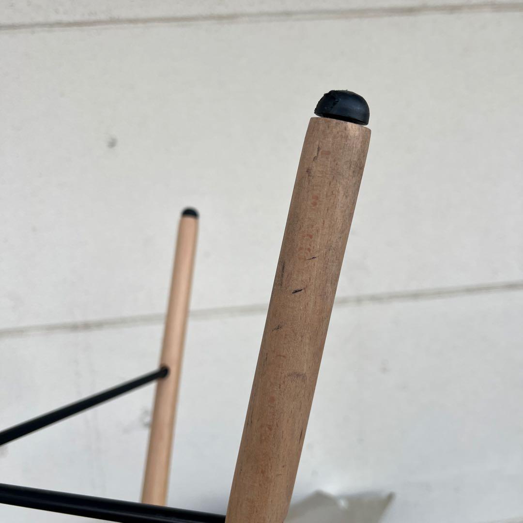 Donovan ダイニングチェアー 木製 PUレザー レッド