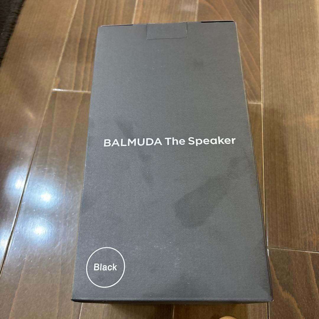 【新品未使用】バルミューダ BALMUDA The Speaker BLACK