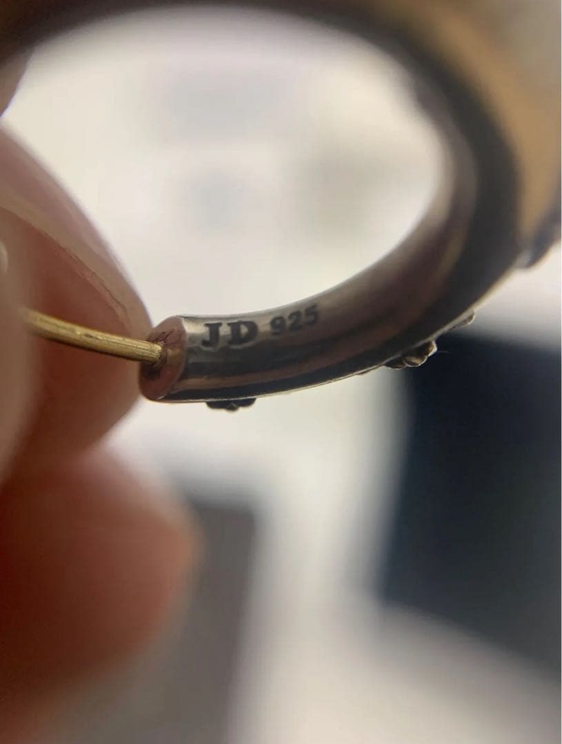 JUSTIN DAVIS SEJ703 ピアス　箱、保証書付き美品