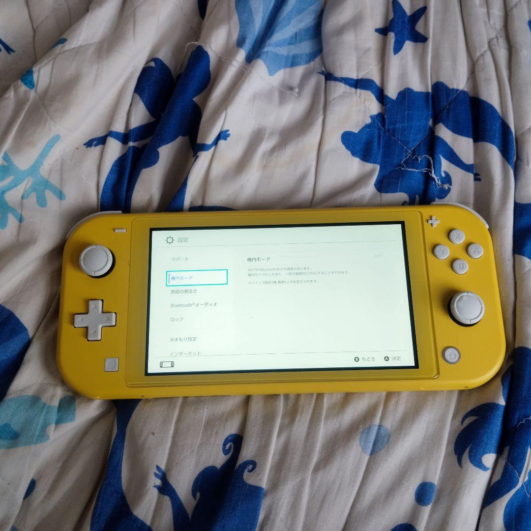 Nintendo Switch Lite イエロー 動作確認済 充電ケーブル付き