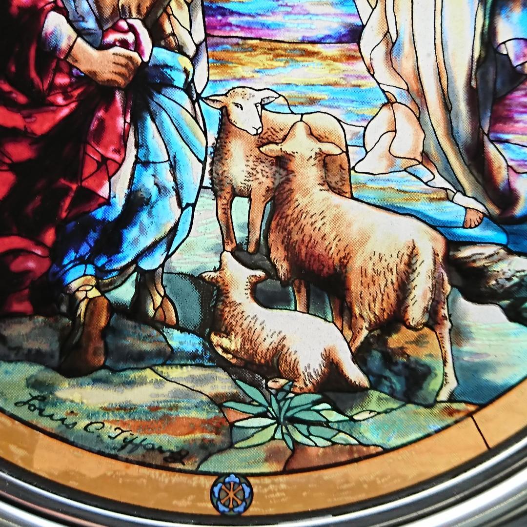 ルイスCティファニー ステンドグラス 天使＆羊飼い グラスマスターズ