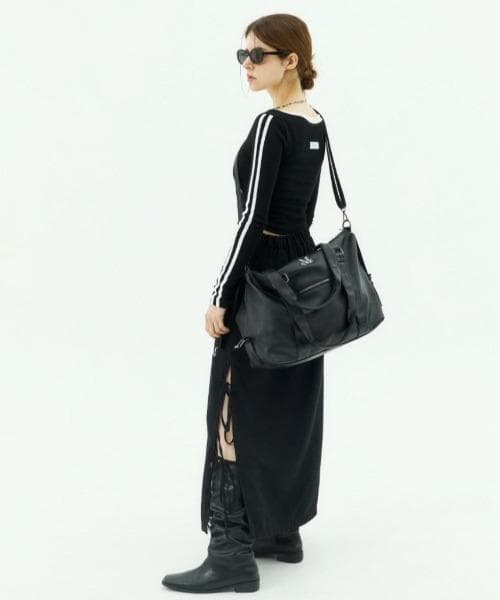 【すぐ発送】韓国 MUCENT ムセント プライムリンクルレザートートバッグ