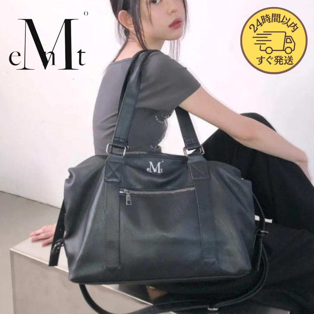 【すぐ発送】韓国 MUCENT ムセント プライムリンクルレザートートバッグ