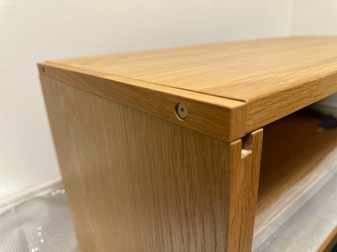 無印良品 ステンレスユニットシェルフ・オーク材カップボードセット