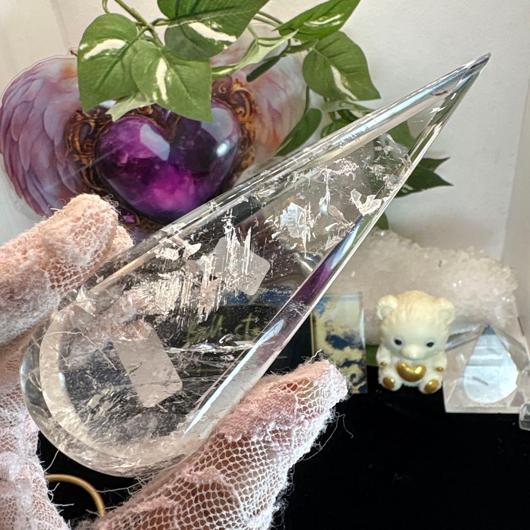 高品質 水晶 雫No.1779 透明感♡