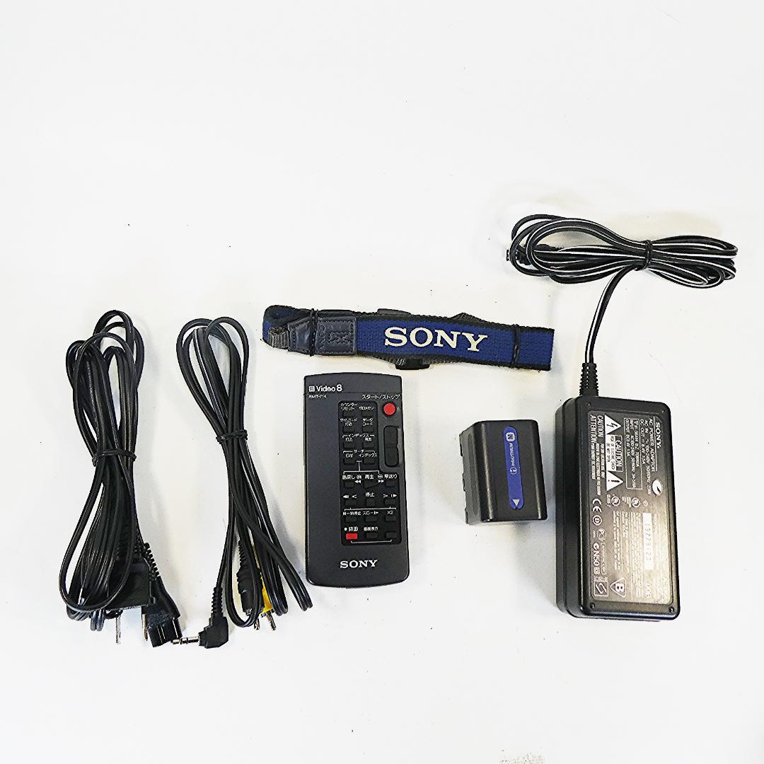 動作良好 Hi8ソニー CCD-TRV106 8ミリビデオカメラ DVD化に最適