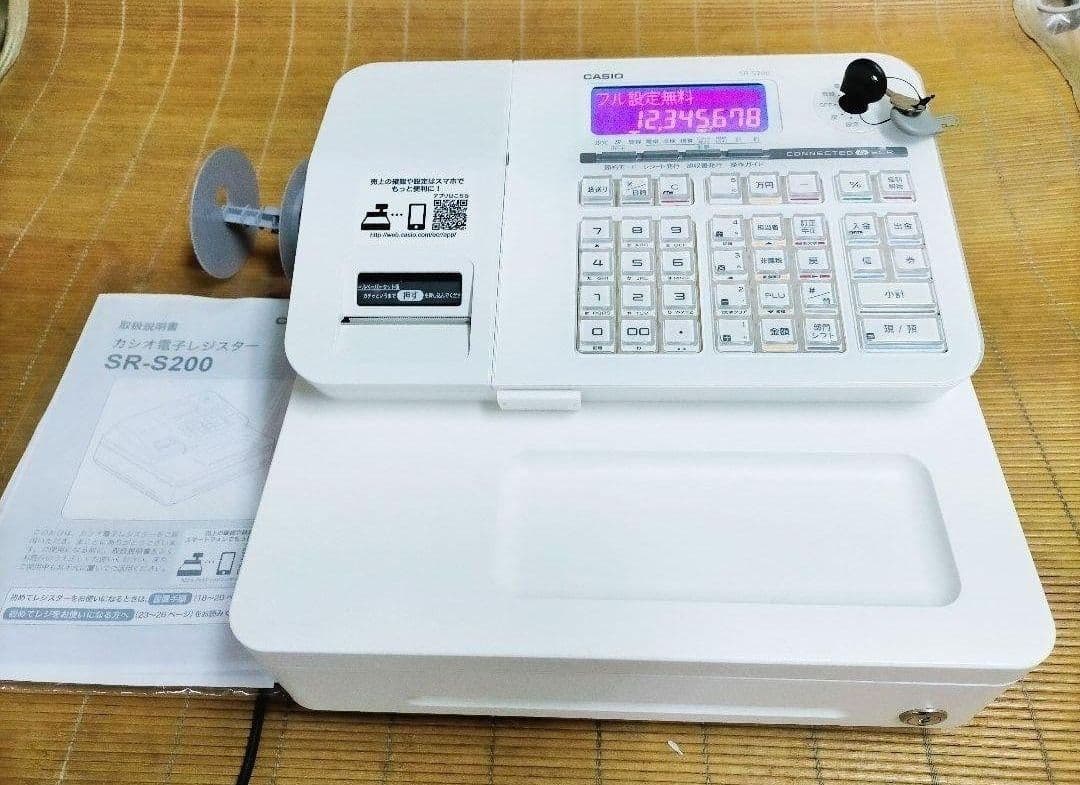 カシオレジスター　SR-S200　最新機種　スマホ設定売上管理　700444