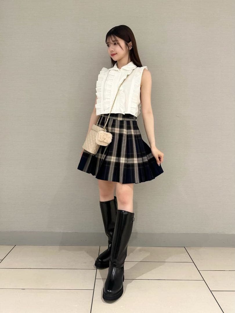 プリーツスカショーパン