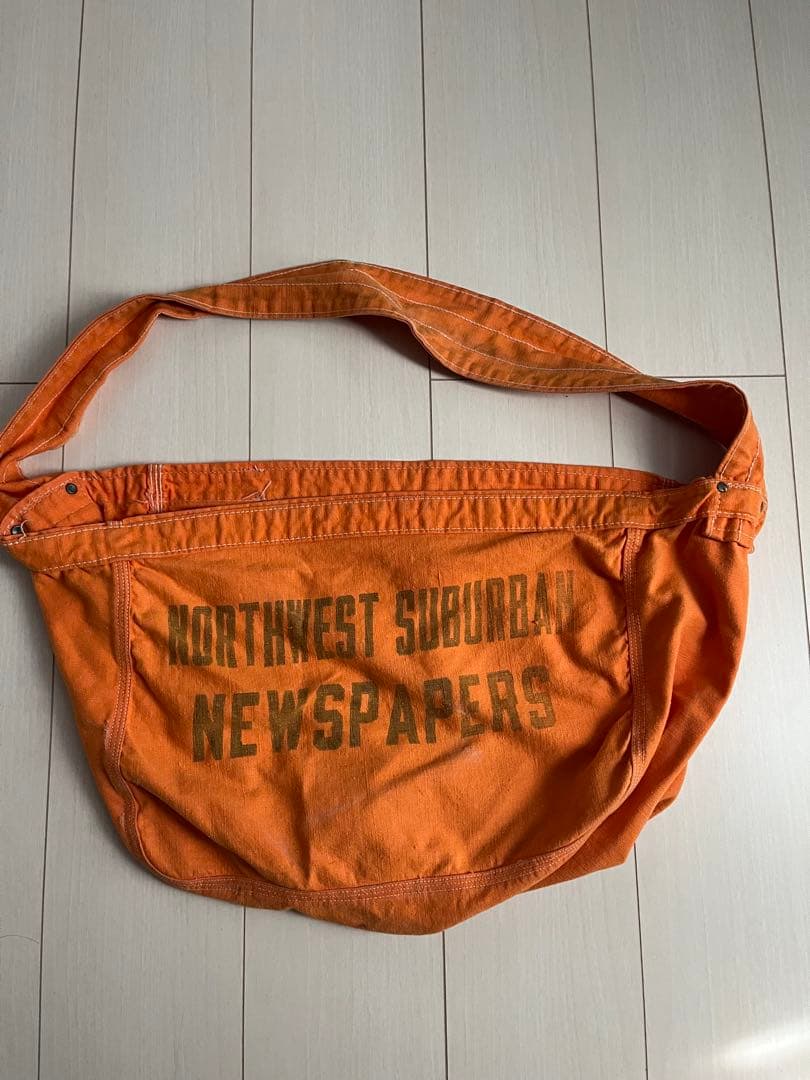ビンテージ ニュースペーパーバッグ　40年代 40s