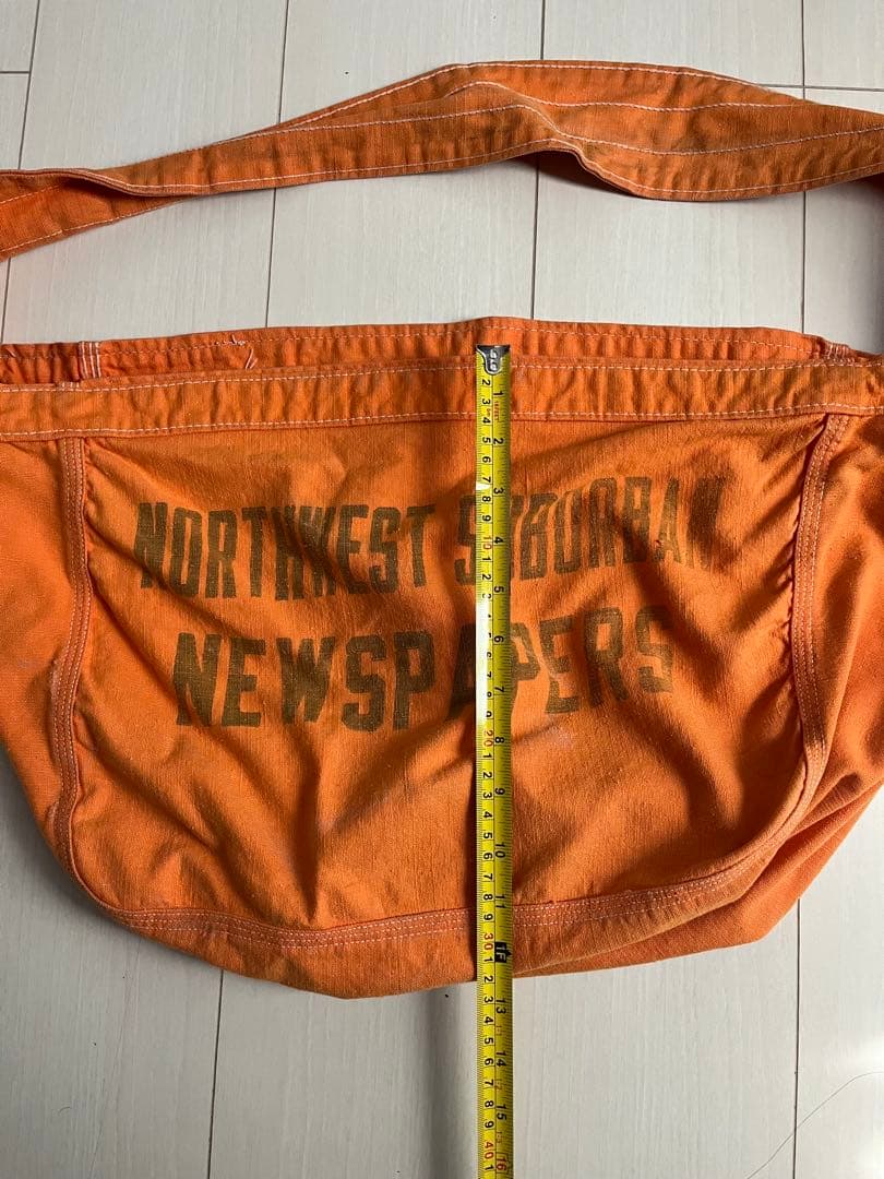 ビンテージ ニュースペーパーバッグ　40年代 40s
