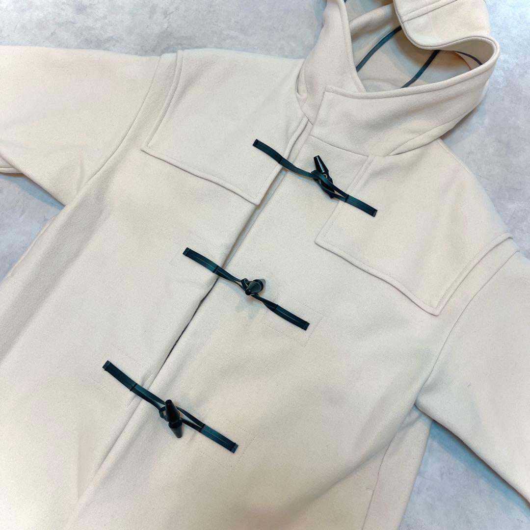 人気◆アンクレイヴ プルーフメルトンダッフルコート ロング丈◇オフホワイト 2