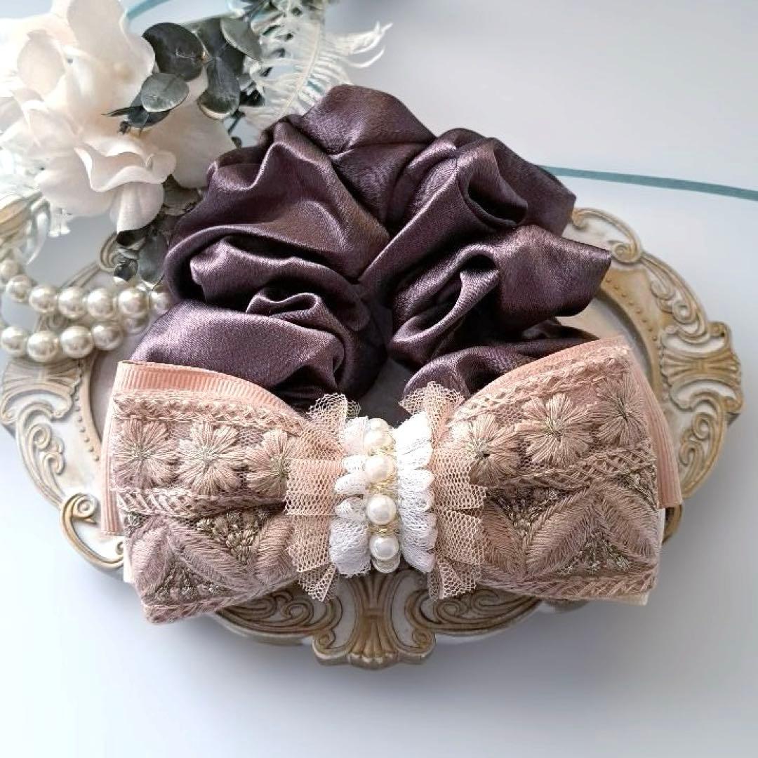 まり様お取引中⭐3072⭐❣️大人可愛い華やかアクセ❣️オリジナル✴インド刺繍