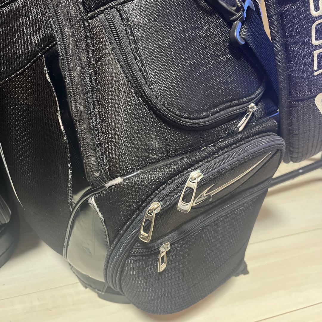 希少　ナイキ/NIKE キャディバッグ　黒/ブラック　ビッグスウォッシュ