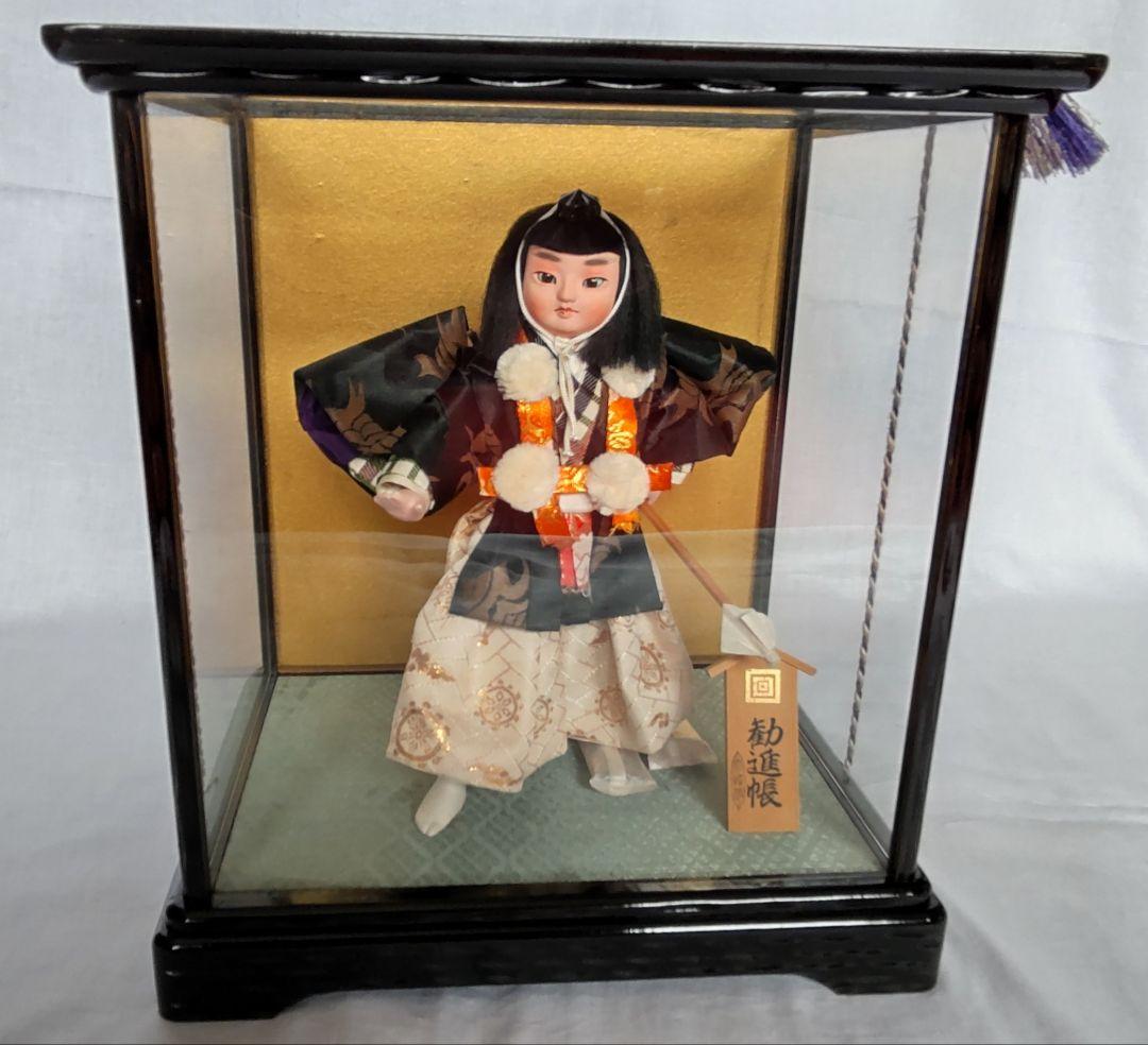 五月人形　勧進帳　ケース入り　昭和レトロ　アンティーク