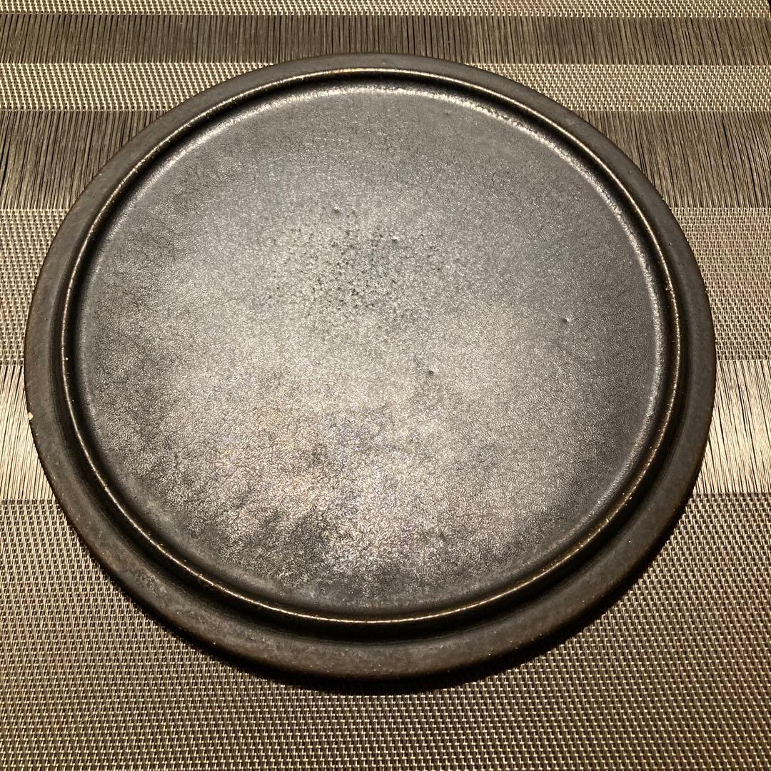 船串篤司　黒プレート　大皿