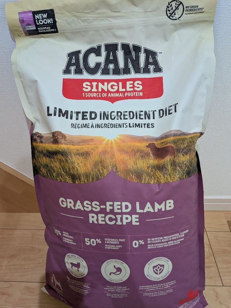 アカナ シングル グラスフェッドラム レシピ 11.4Kg