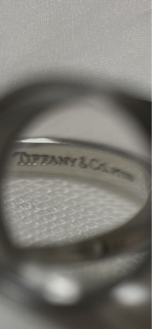 1/6迄Tiffany ティファニー　ダイヤモンドリング Eカラー0.84ct